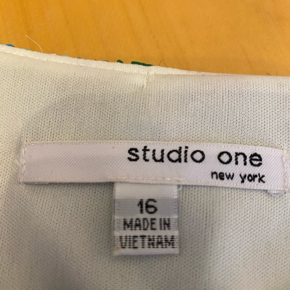 Multi-color High-Low Dress - Picture 5 of 6